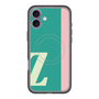 スリムプロテクションプレミアムケース with MagSafe［ オリジナル - initial color line - Z green ］
