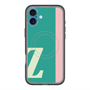 スリムプロテクションプレミアムケース with MagSafe［ オリジナル - initial color line - Z green ］
