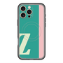 スリムプロテクションプレミアムケース with MagSafe［ オリジナル - initial color line - Z green ］