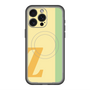 スリムプロテクションプレミアムケース with MagSafe［ オリジナル - initial color line - Z yellow ］