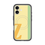 スリムプロテクションプレミアムケース with MagSafe［ オリジナル - initial color line - Z yellow ］