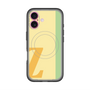 スリムプロテクションプレミアムケース with MagSafe［ オリジナル - initial color line - Z yellow ］