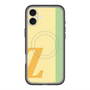 スリムプロテクションプレミアムケース with MagSafe［ オリジナル - initial color line - Z yellow ］