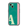 スリムプロテクションプレミアムケース with MagSafe［ オリジナル - initial color line - A green ］