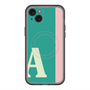スリムプロテクションプレミアムケース with MagSafe［ オリジナル - initial color line - A green ］