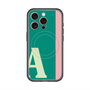 スリムプロテクションプレミアムケース with MagSafe［ オリジナル - initial color line - A green ］