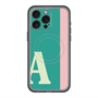 スリムプロテクションプレミアムケース with MagSafe［ オリジナル - initial color line - A green ］