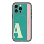 スリムプロテクションプレミアムケース with MagSafe［ オリジナル - initial color line - A green ］