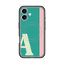スリムプロテクションプレミアムケース with MagSafe［ オリジナル - initial color line - A green ］