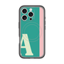 スリムプロテクションプレミアムケース with MagSafe［ オリジナル - initial color line - A green ］
