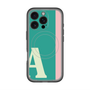 スリムプロテクションプレミアムケース with MagSafe［ オリジナル - initial color line - A green ］