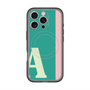 スリムプロテクションプレミアムケース with MagSafe［ オリジナル - initial color line - A green ］