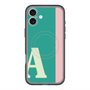 スリムプロテクションプレミアムケース with MagSafe［ オリジナル - initial color line - A green ］