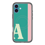 スリムプロテクションプレミアムケース with MagSafe［ オリジナル - initial color line - A green ］