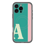 スリムプロテクションプレミアムケース with MagSafe［ オリジナル - initial color line - A green ］