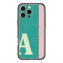 スリムプロテクションプレミアムケース with MagSafe［ オリジナル - initial color line - A green ］