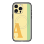 スリムプロテクションプレミアムケース with MagSafe［ オリジナル - initial color line - A yellow ］