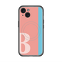 スリムプロテクションプレミアムケース with MagSafe［ オリジナル - initial color line - B pink ］