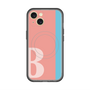 スリムプロテクションプレミアムケース with MagSafe［ オリジナル - initial color line - B pink ］