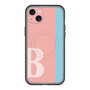 スリムプロテクションプレミアムケース with MagSafe［ オリジナル - initial color line - B pink ］