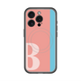 スリムプロテクションプレミアムケース with MagSafe［ オリジナル - initial color line - B pink ］