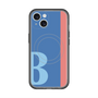 スリムプロテクションプレミアムケース with MagSafe［ オリジナル - initial color line - B blue ］