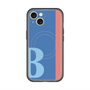 スリムプロテクションプレミアムケース with MagSafe［ オリジナル - initial color line - B blue ］