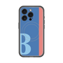 スリムプロテクションプレミアムケース with MagSafe［ オリジナル - initial color line - B blue ］