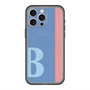 スリムプロテクションプレミアムケース with MagSafe［ オリジナル - initial color line - B blue ］