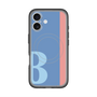 スリムプロテクションプレミアムケース with MagSafe［ オリジナル - initial color line - B blue ］