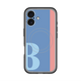 スリムプロテクションプレミアムケース with MagSafe［ オリジナル - initial color line - B blue ］