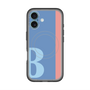 スリムプロテクションプレミアムケース with MagSafe［ オリジナル - initial color line - B blue ］