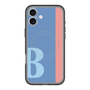 スリムプロテクションプレミアムケース with MagSafe［ オリジナル - initial color line - B blue ］