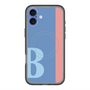 スリムプロテクションプレミアムケース with MagSafe［ オリジナル - initial color line - B blue ］