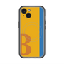 スリムプロテクションプレミアムケース with MagSafe［ オリジナル - initial color line - B orange ］