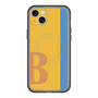 スリムプロテクションプレミアムケース with MagSafe［ オリジナル - initial color line - B orange ］