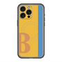 スリムプロテクションプレミアムケース with MagSafe［ オリジナル - initial color line - B orange ］
