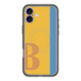 スリムプロテクションプレミアムケース with MagSafe［ オリジナル - initial color line - B orange ］