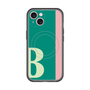 スリムプロテクションプレミアムケース with MagSafe［ オリジナル - initial color line - B green ］
