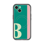 スリムプロテクションプレミアムケース with MagSafe［ オリジナル - initial color line - B green ］