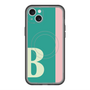 スリムプロテクションプレミアムケース with MagSafe［ オリジナル - initial color line - B green ］
