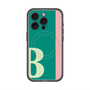 スリムプロテクションプレミアムケース with MagSafe［ オリジナル - initial color line - B green ］