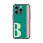 スリムプロテクションプレミアムケース with MagSafe［ オリジナル - initial color line - B green ］