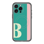 スリムプロテクションプレミアムケース with MagSafe［ オリジナル - initial color line - B green ］