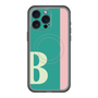 スリムプロテクションプレミアムケース with MagSafe［ オリジナル - initial color line - B green ］