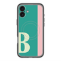 スリムプロテクションプレミアムケース with MagSafe［ オリジナル - initial color line - B green ］
