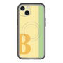 スリムプロテクションプレミアムケース with MagSafe［ オリジナル - initial color line - B yellow ］