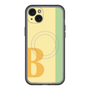 スリムプロテクションプレミアムケース with MagSafe［ オリジナル - initial color line - B yellow ］