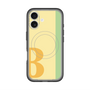 スリムプロテクションプレミアムケース with MagSafe［ オリジナル - initial color line - B yellow ］