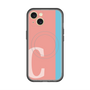 スリムプロテクションプレミアムケース with MagSafe［ オリジナル - initial color line - C pink ］